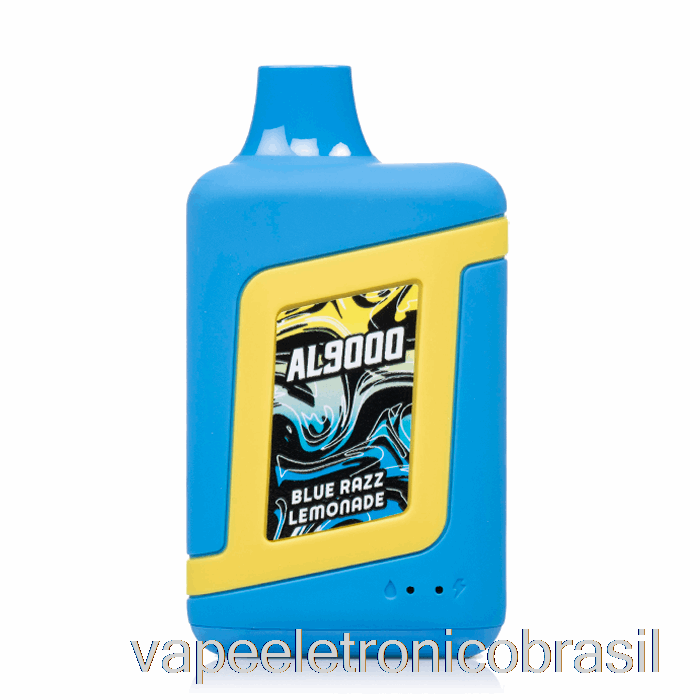 Vape Recarregável Smok Novo Bar Al9000 Descartável Azul Razz Limonada